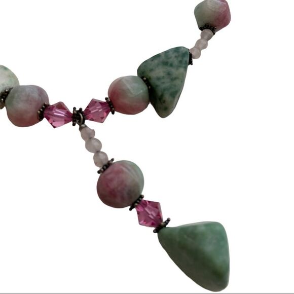 VINTAGE Multi Stone Choker Necklace - Picture 2 of 3